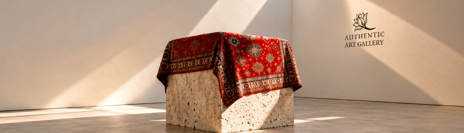 Sunlit Gallery with Persian Rug (1)